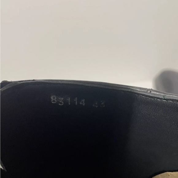 Homers Artisan Size 43 Women’s Booties Boots Ankle Black Leather New Size 11 US - Picture 10 of 11